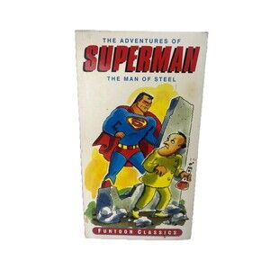 The Adventures Of Superman Funtoon Classics The Man Of Steel VHS 1992 Animated